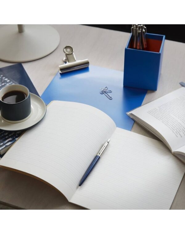 BOLIGRAFO PARKER JOTTER CLIP CROMADO AZUL - Imagen 3