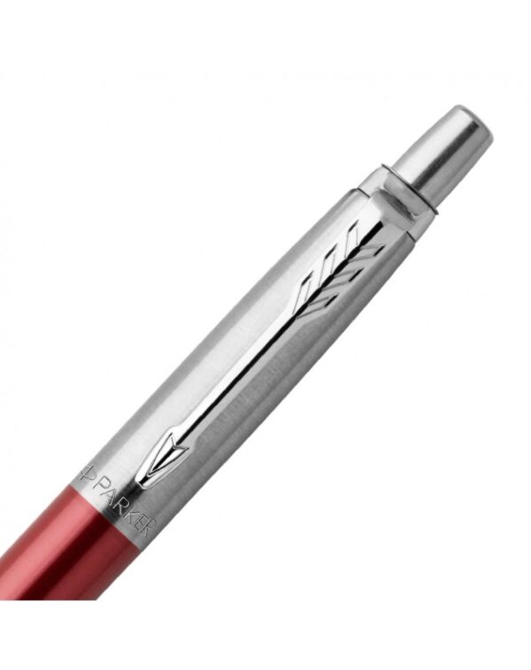 BOLIGRAFO PARKER JOTTER METALLIC CT KENSINGTON ROJO - Imagen 2