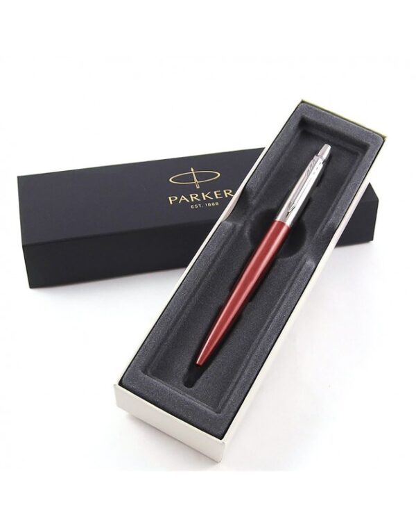 BOLIGRAFO PARKER JOTTER METALLIC CT KENSINGTON ROJO - Imagen 3