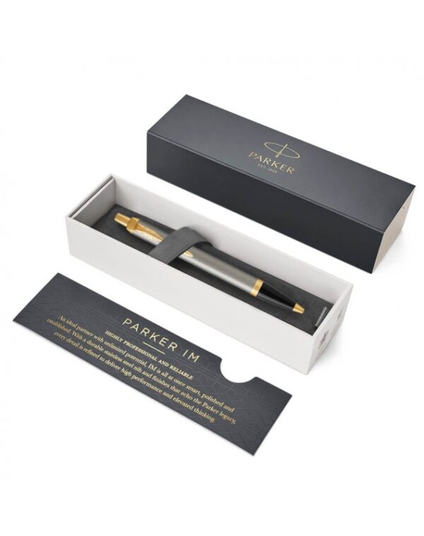 BOLIGRAFO PARKER ROLLER BALL GT METAL CEPILLADO CLIP/ORO - Imagen 3