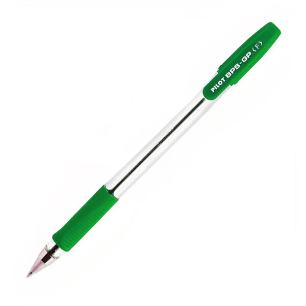 BOLIGRAFO PILOT BPS-GP C/ASIDERO T/SECA VERDE (0.7MM)