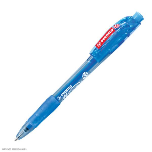 BOLIGRAFO STABILO MARATHON T/SECA AZUL (0.38MM)