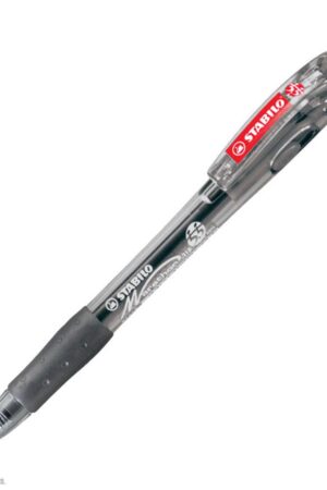 BOLIGRAFO STABILO MARATHON T/SECA NEGRO (0.38MM)