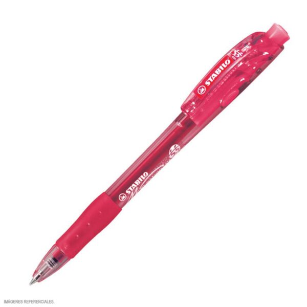 BOLIGRAFO STABILO MARATHON T/SECA ROJO (0.38MM)