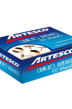 CHINCHES ARTESCO DORADO 10MM X100