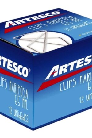 CLIPS ARTESCO MARIPOSA 65MM X12