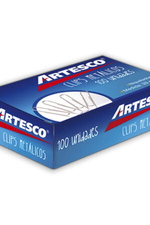 CLIPS ARTESCO METALICOS 33MM X100