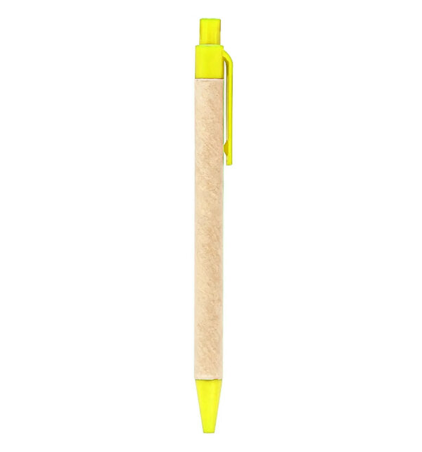 LAPICEROS PUBLICITARIOS 8505B ECOLOGICO AMARILLO