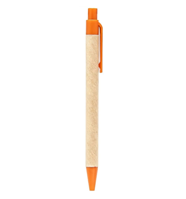 LAPICEROS PUBLICITARIOS 8505B ECOLOGICO NARANJA
