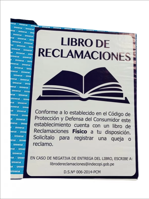 LIBRO RECLAMACIONES AUTOCOPIATIVO X50FOL - Imagen 3