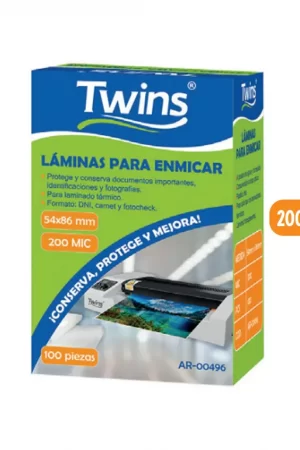 MICA ENMICADO TWINS 200MIC 54X86MM