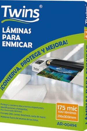 MICA ENMICADO TWINS OFICIO 175MIC 225X340MM