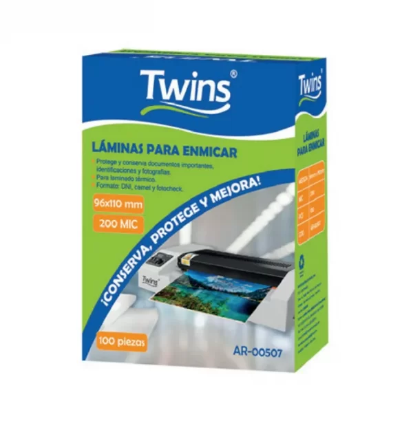MICA ENMICADO TWINS 200MIC 75X105MM