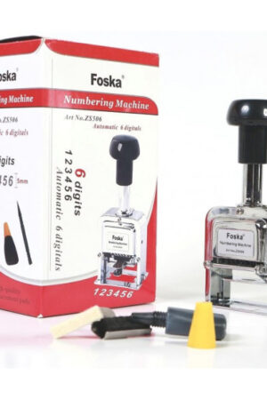 NUMERADORA FOSKA ZS506 6 DIGITOS METAL