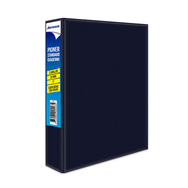 PIONER ARTESCO UNIVERSAL T/CUADERNO 2A 25MM AZUL (CAP. 250HJS)