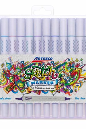 PLUMON ARTESCO SKETCH MARKER DOBLE PUNTA ESTX24