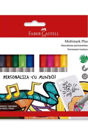 PLUMON FC MULTIMARK PLUS PERMANENTE ESTX10 COLORES