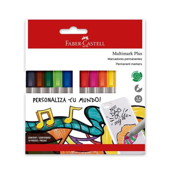 PLUMON FC MULTIMARK PLUS PERMANENTE ESTX10 COLORES