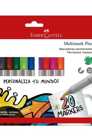 PLUMON FC MULTIMARK PLUS PERMANENTE ESTX20 COLORES