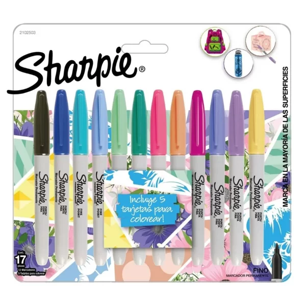 PLUMON SHARPIE ESTX12 TROPICALES