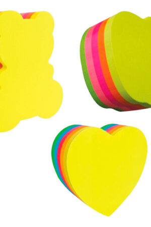 POST IT INFO NEON FIGURAS SURTIDOS 5COL. (200HJS)