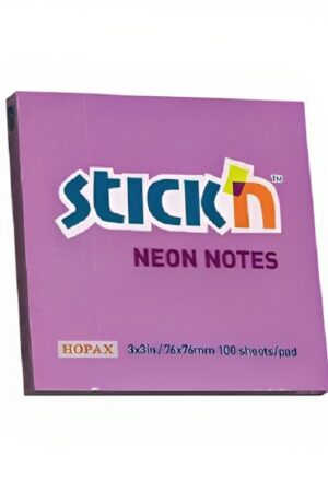 POST IT STICKN 21210 PASTEL PURPURA 3X3 (100HJS)