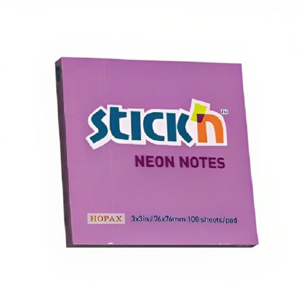 POST IT STICKN 21210 PASTEL PURPURA 3X3 (100HJS)
