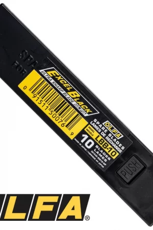 REPUESTO CUTTER OLFA 18MM LBB-10 NEGRO ESTX10
