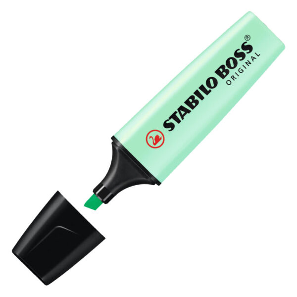 RESALTADOR STABILO BOSS 70/116 PASTEL MENTA