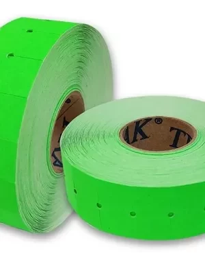 ROLLO P/MAQUINA ETIQUETADORA VERDE FLUORESCENTE