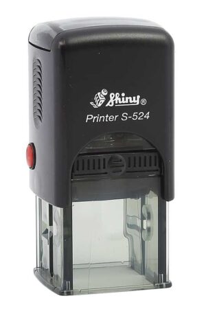 SELLO SHINY S-524 CUADRADO NEGRO (24X24MM)