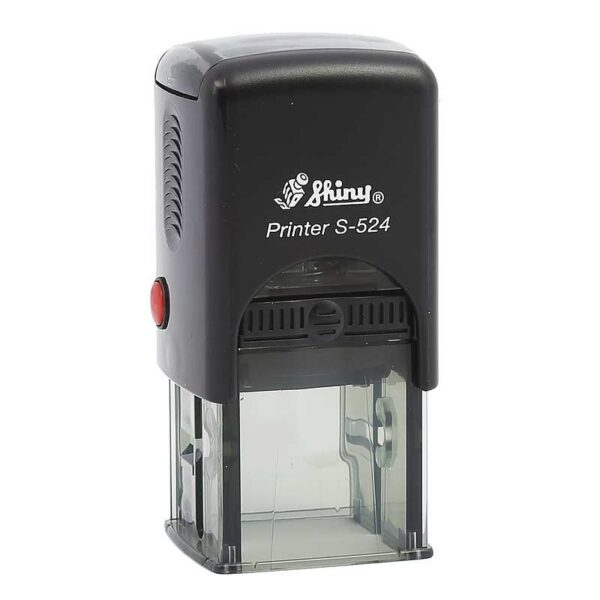 SELLO SHINY S-524 CUADRADO NEGRO (24X24MM)