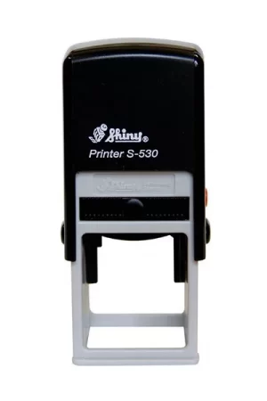 SELLO SHINY S-530 CUADRADO NEGRO (32X32MM)
