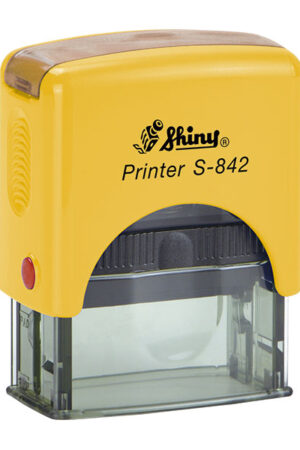 SELLO SHINY S-842 PRINTER AMARILLO (14X38MM)
