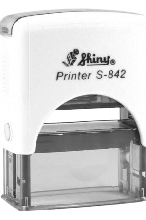 SELLO SHINY S-842 PRINTER BLANCO (14X38MM)