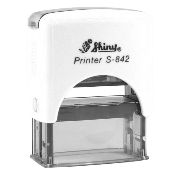 SELLO SHINY S-842 PRINTER BLANCO (14X38MM)