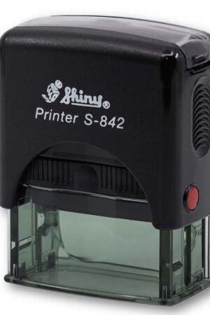 SELLO SHINY S-842 PRINTER NEGRO (14X38MM)