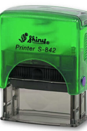 SELLO SHINY S-842 PRINTER VERDE TRANSPARENTE (PERIDOT) (14X38MM)