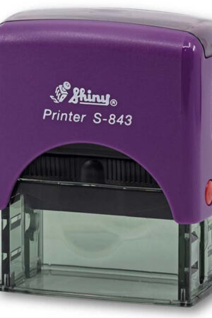SELLO SHINY S-843 PRINTER VIOLETA (18X47MM)