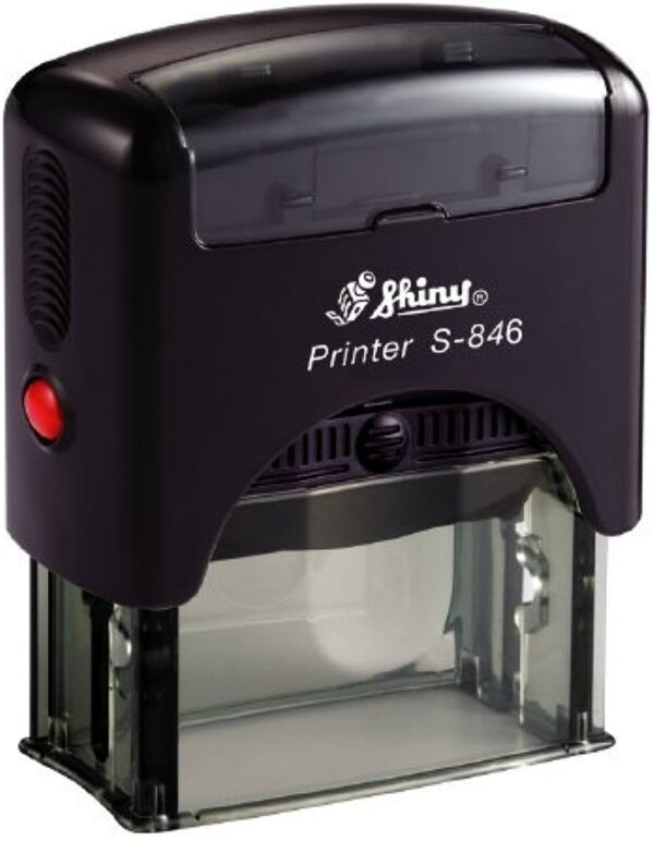 SELLO SHINY S-846 PRINTER NEGRO (27X65MM)