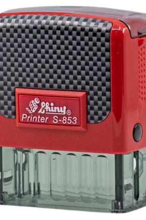 SELLO SHINY S-853 NEW PRINTER ROJO (18X47MM)