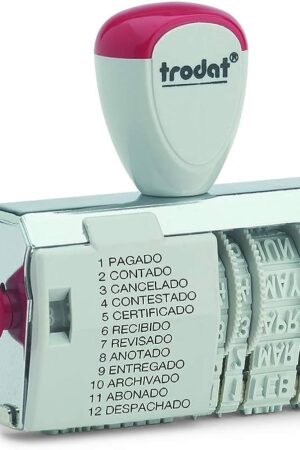 SELLO TRODAT 1117 FECHADOR MANUAL 11 PALABRAS (4MM)