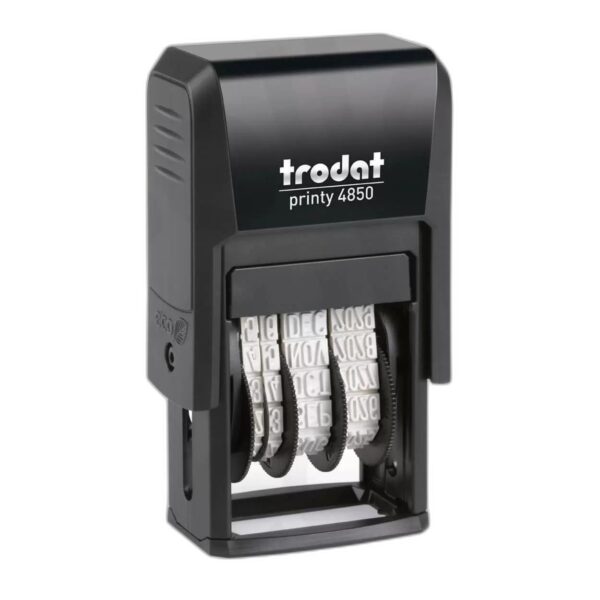 SELLO TRODAT 4850 FECHADOR C/TEXTO (26X9MM)