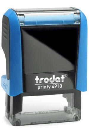 SELLO TRODAT 4910 AZUL CIELO (26X9MM)