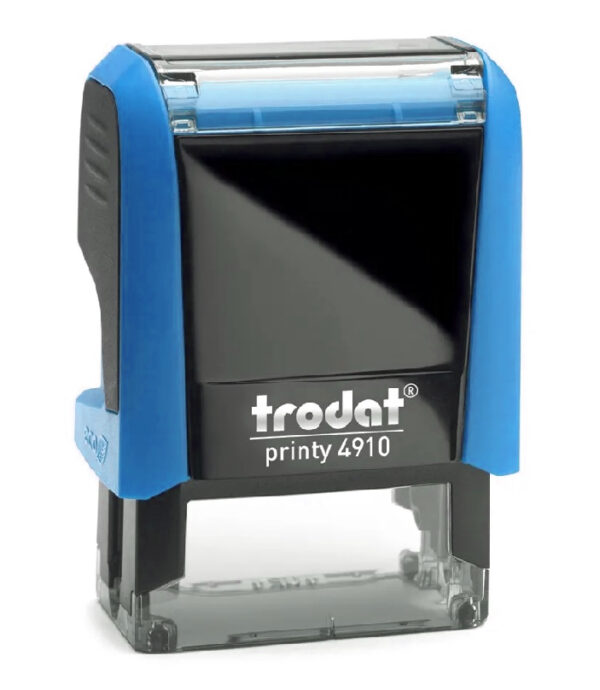 SELLO TRODAT 4910 AZUL CIELO (26X9MM)