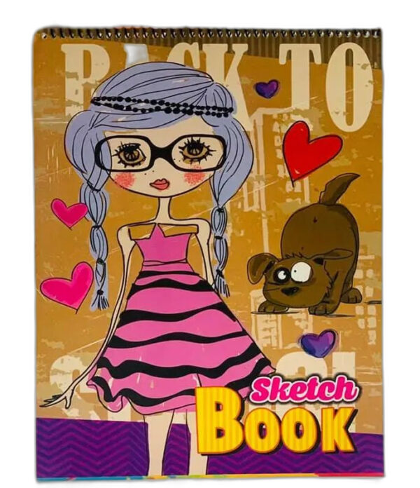 SKETCH BOOK ESPIRALADO C/MARCO X30HJS