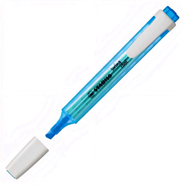 RESALTADOR STABILO SWING COOL 275/31 FLUORESCENTE AZUL