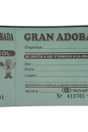 TARJETA DE ADOBADA GALLEGOS