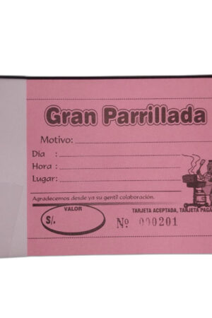 TARJETA DE PARRILLADA GALLEGOS