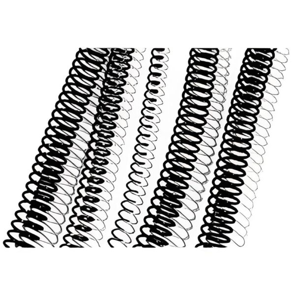 ESPIRALES PLASTICOS 20MM NEGRO (120HJS) - Imagen 2